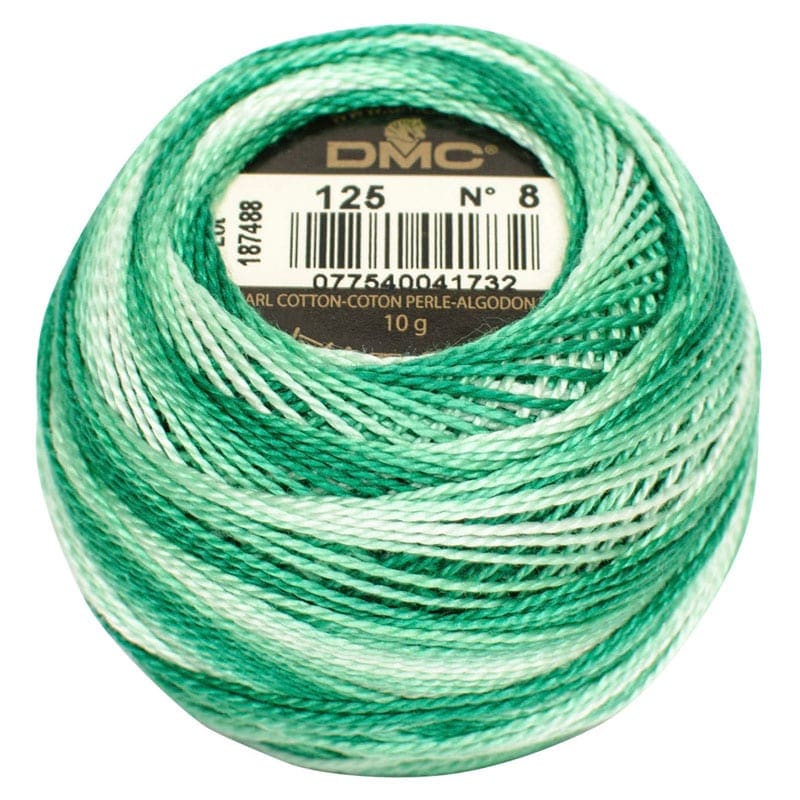 DMC Pearl Cotton 8 - 0125-Emerald Green, DMC8125
