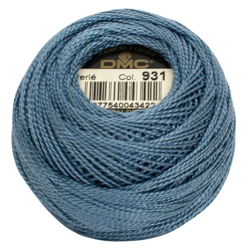DMC Perle Cotton, Size 8, DMC 996, Med Electric Blue, Pearl